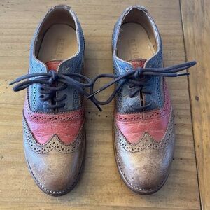 BED/STU Colorful Leather Oxford Shoes